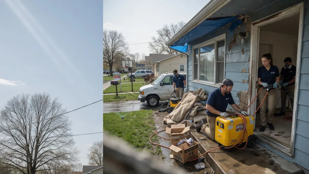 Basement Flood Cleanup in Indiana near me